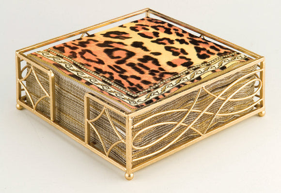 WAVE LUNCH NAPKIN CADDY, GOLD