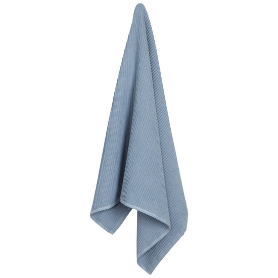 SLATE BLUE RIPPLE KITCHEN TOWEL