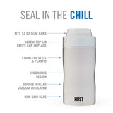 PEARL WHITE SLIM CAN COOLER