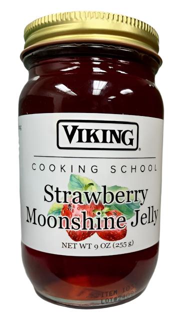 STRAWBERRY MOONSHINE JELLY, 9 oz
