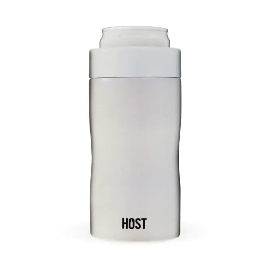 PEARL WHITE SLIM CAN COOLER