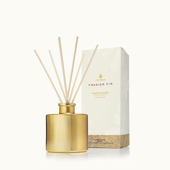 FRASIER FIR GILDED REED DIFFUSER, PETITE GOLD