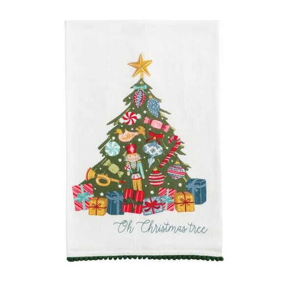 CHRISTMAS TREE PRINTED TOWEL