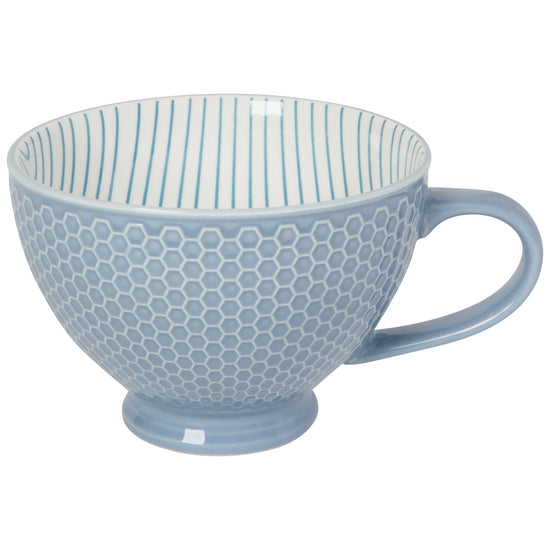 SLATE BLUE LATTE MUG, 14oz
