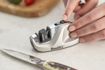 ADJUSTABLE DIAMOND-EDGE GRIP SHARPENER
