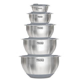 VIKING 10 PC STAINLESS MIXING BOWLS