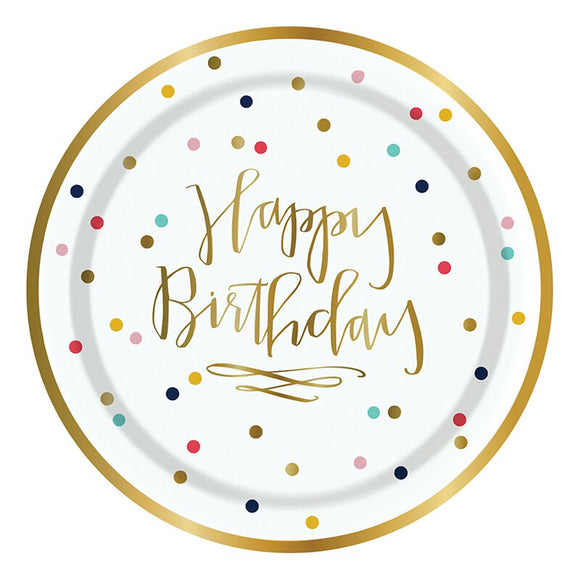 BIRTHDAY CONFETTI PLATES