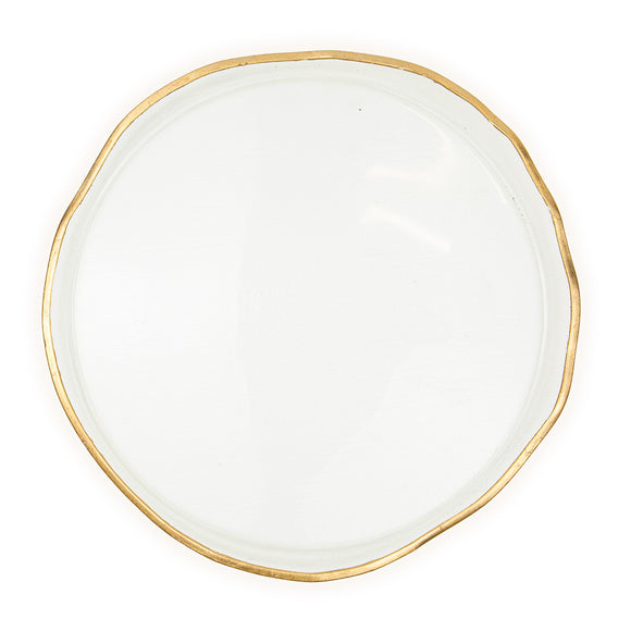 FONTAINE GLASS SERVING PLATTER