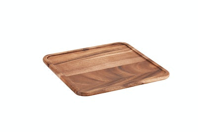 SQUARE ACACIA WOOD LAZY SUSAN, 14