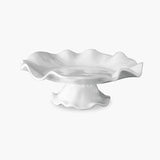 VIDA HAVANA PEDESTAL CAKE PLATE, WHITE