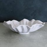 VIDA BLOOM LARGE BOWL, WHITE