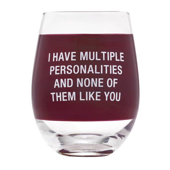 PERSONALITIES WINE GLASS
