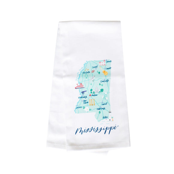 MISSISSIPPI TEA TOWEL