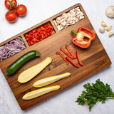 VIKING ACACIA BUTCHER BLOCK & PREP BOARD