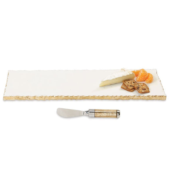 MARBLE/GOLD HOSTESS SET