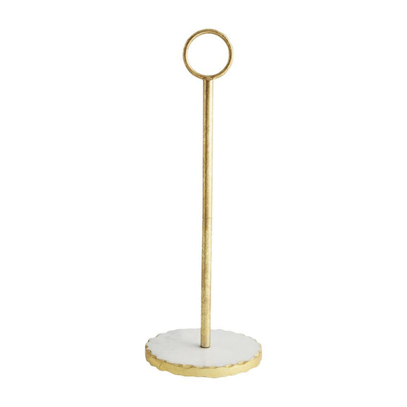 GOLD EDGE MARBLE PAPER TOWEL HOLDER