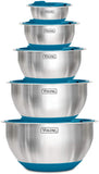 VIKING 10 PC STAINLESS MIXING BOWLS