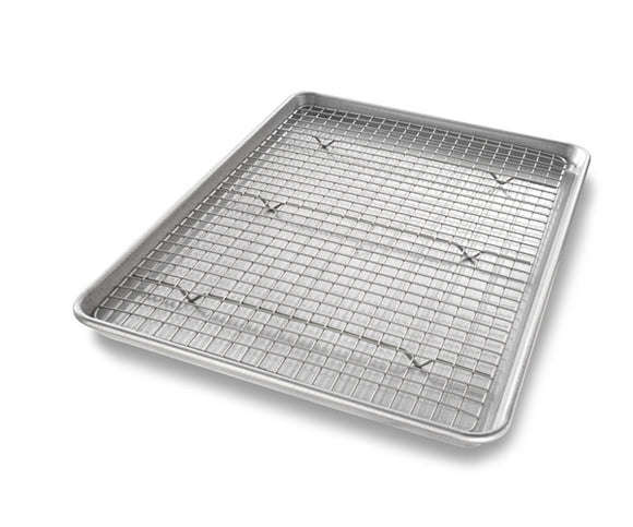 HALF SHEET PAN WITH COOLING RACK