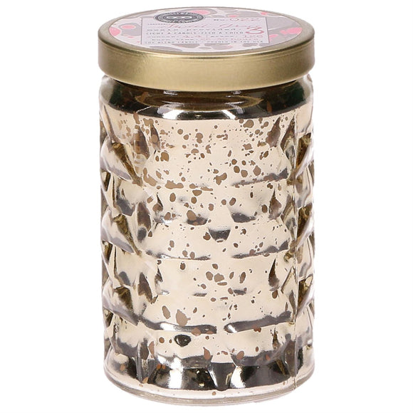 SWEET GRACE MERCURY GLASS JAR CANDLE