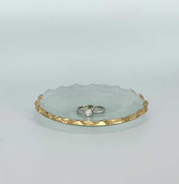 FAIRBANKS TIDBIT DISH, GOLD