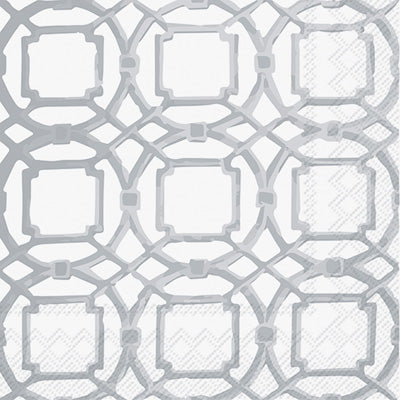COURTYARD SILVER LUNCH NAPKIN