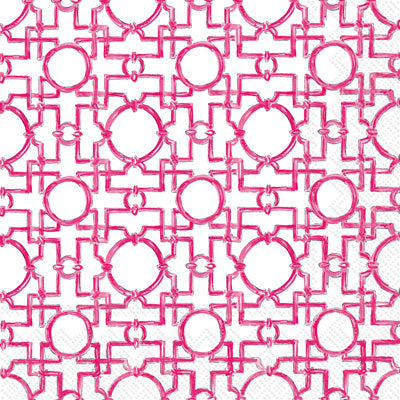 AIKO PINK LUNCH NAPKIN