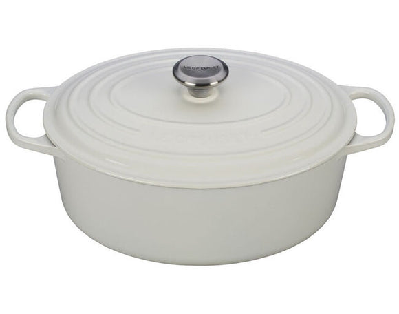 6.75 QT OVAL DUTCH OVEN WHITE