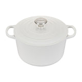 5.25 QT DEEP ROUND DUTCH OVEN WHITE