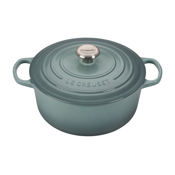5.5 QT ROUND DUTCH OVEN SEA SALT