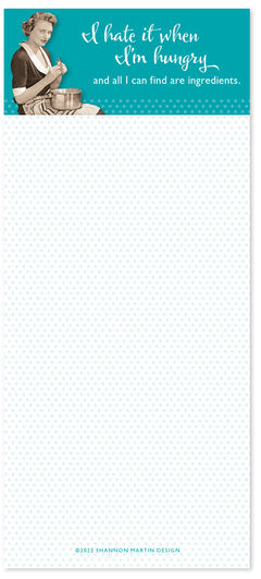 INGREDIENTS LIST PAD