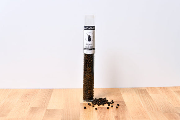 PREMIUM TELLICHERRY PEPPERCORNS, 2oz