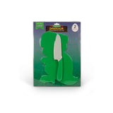 DINOSAUR CUTTING BOARD & KID SAFE KNIFE SET