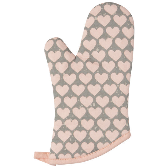 HEART OVEN MITT