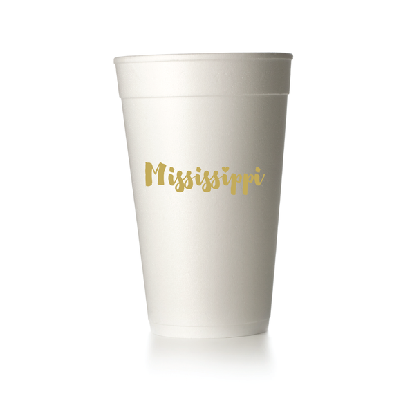 MISSISSIPPI FOAM CUPS