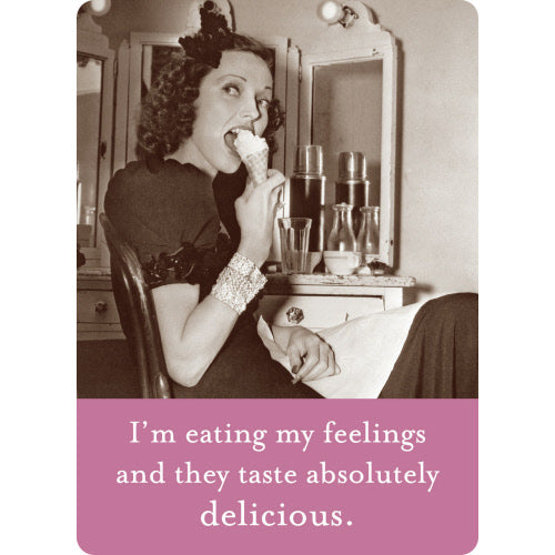 EAT MY FEELINGS MAGNET disc