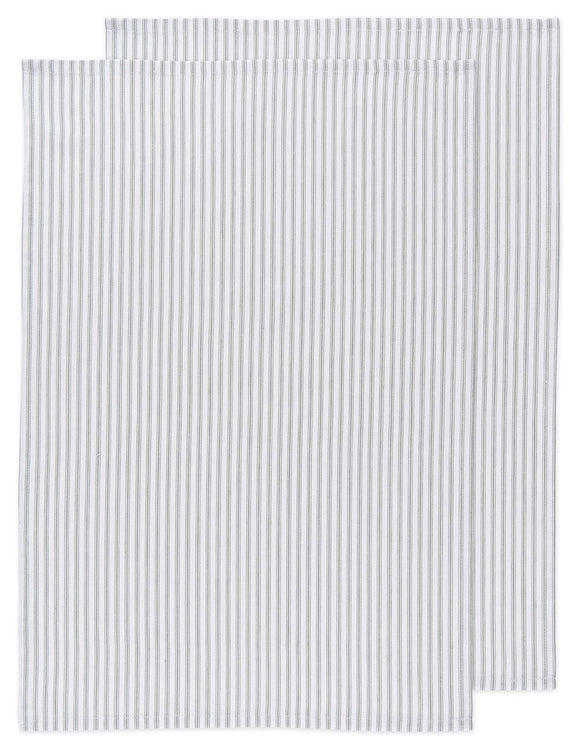 GREY GLASS TOWEL S/2