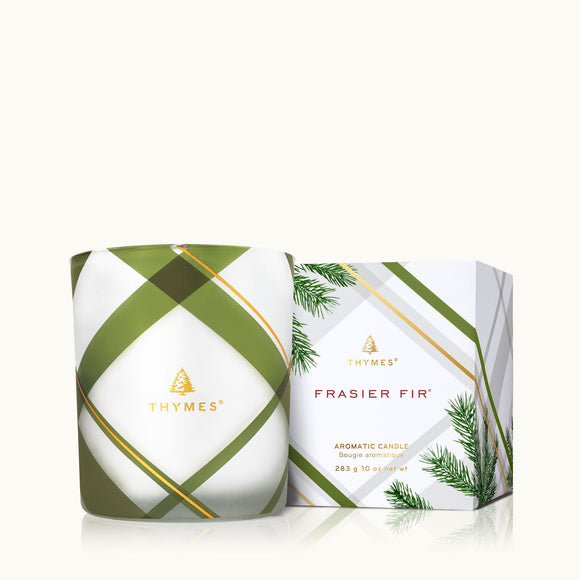 THYMES FRASIER FIR PLAID CANDLE